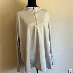 Greg Norman, long sleeve mock turtleneck, collar, lightweight, golf shirt​​